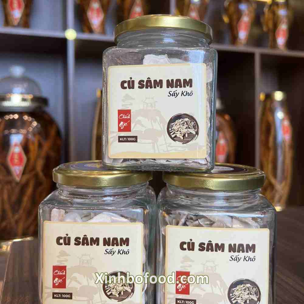 Củ Sâm Nam Núi Dành Thái Lát- Hộp 100g